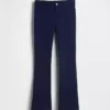 Pantalones acampanados de uniforme para niños, de tejido Ponte