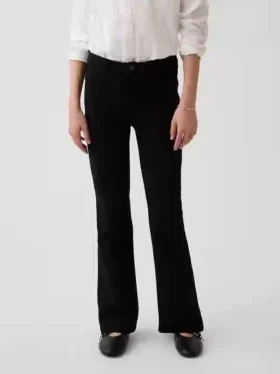 Pantalones acampanados de uniforme para niños, de tejido Ponte