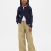 Pantalones anchos cómodos para uniforme infantil