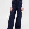 Pantalones anchos cómodos para uniforme infantil
