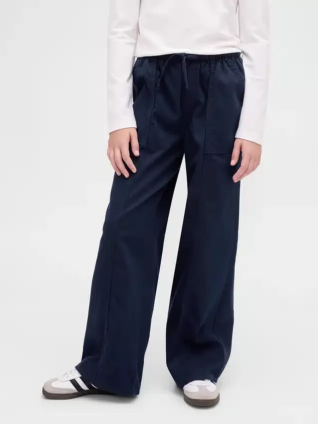 Pantalones anchos cómodos para uniforme infantil