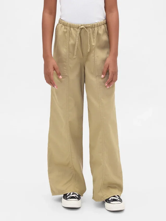 Pantalones anchos cómodos para uniforme infantil