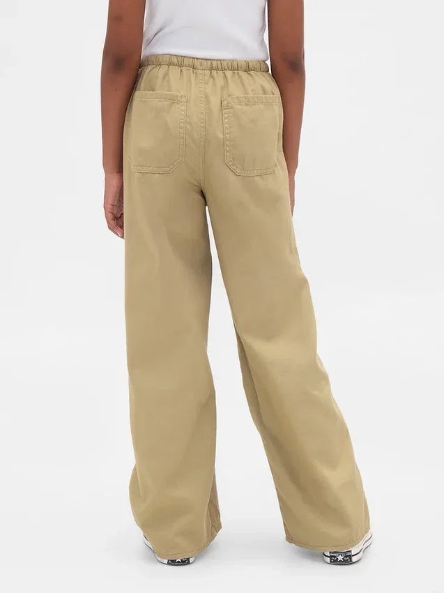 Pantalones anchos cómodos para uniforme infantil