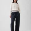 Pantalones anchos de corte holgado con doble refuerzo en las rodillas