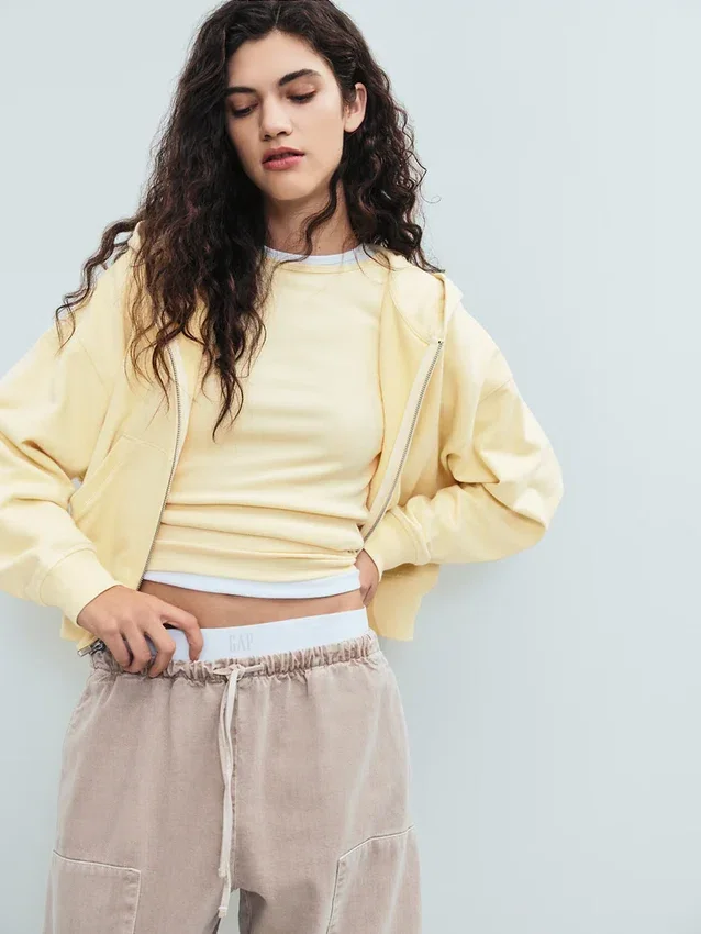Pantalones anchos de corte holgado con doble refuerzo en las rodillas