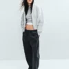 Pantalones anchos de corte holgado con doble refuerzo en las rodillas