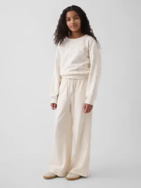 Pantalones anchos de corte holgado para niños