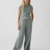 Pantalones anchos de corte holgado para niños