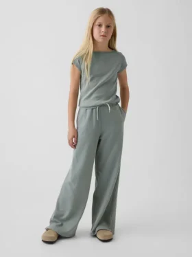 Pantalones anchos de corte holgado para niños