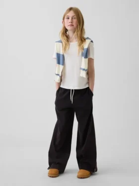 Pantalones anchos de corte holgado para niños
