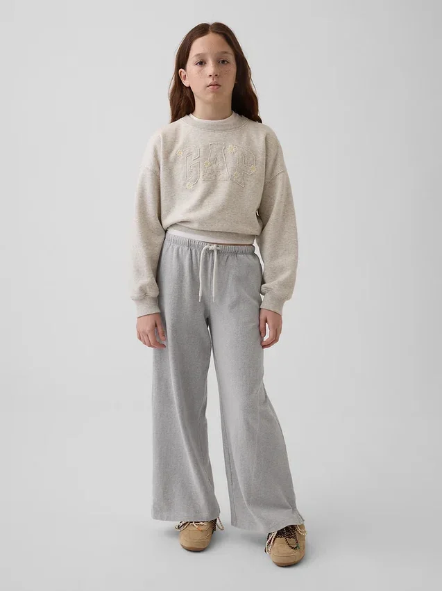 Pantalones anchos de corte holgado para niños