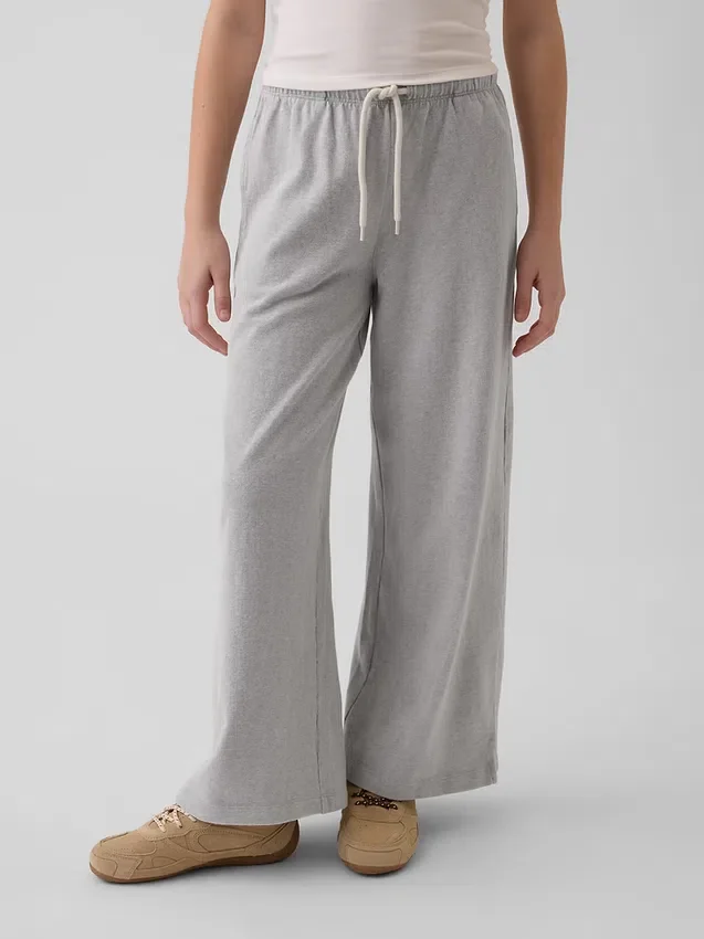 Pantalones anchos de corte holgado para niños