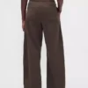 Pantalones anchos de popelín con doble refuerzo en las rodillas