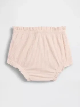 Pantalones bombachos con volantes de punto de canalé «Baby First Favorites»