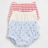 Pantalones bombachos con volantes Tinyrib de Baby First Favorites (paquete de 3)