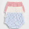 Pantalones bombachos con volantes Tinyrib de Baby First Favorites (paquete de 3)