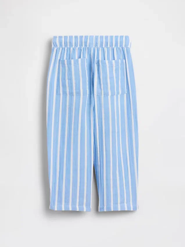 Pantalones bombachos de gasa de algodón para bebés y niños
