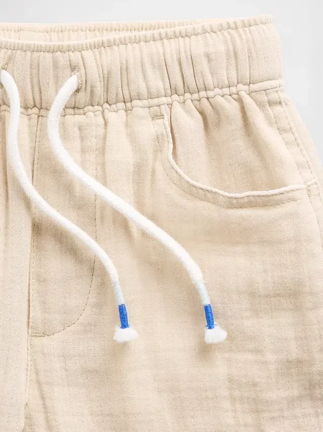 Pantalones bombachos de gasa de algodón para bebés y niños