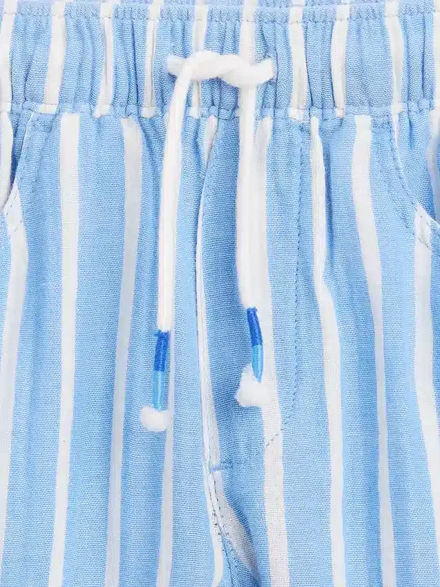 Pantalones bombachos de gasa de algodón para bebés y niños