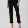 Pantalones capri de punto doble