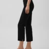 Pantalones capri de punto doble