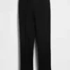Pantalones capri de punto doble