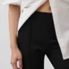 Pantalones capri de punto doble