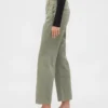 Pantalones caqui de talle medio