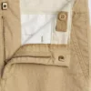 Pantalones caqui elásticos de corte recto para uniforme infantil