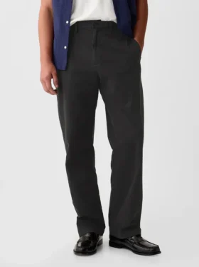 Pantalones caqui holgados de estilo moderno de los 90