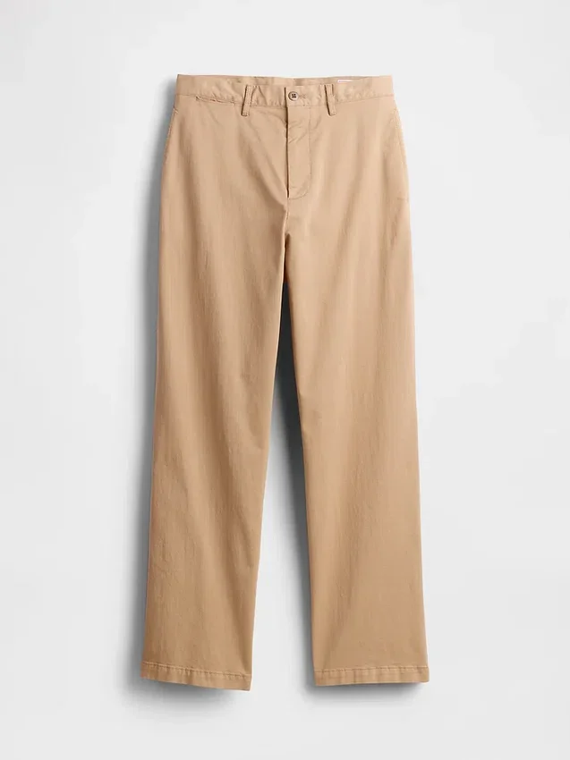 Pantalones caqui holgados de estilo moderno de los 90
