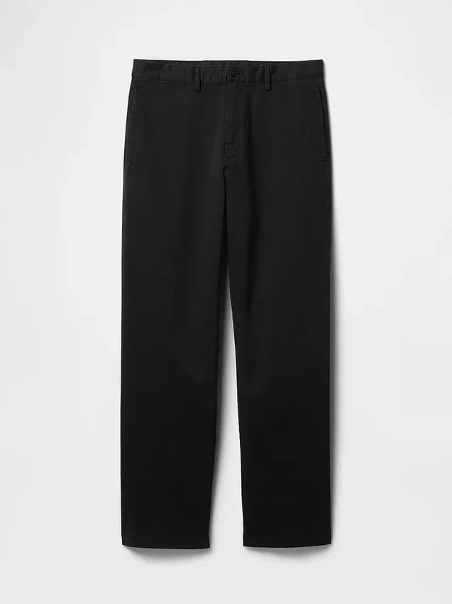 Pantalones caqui holgados de estilo moderno de los 90