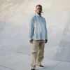 Pantalones caqui holgados de estilo moderno de los 90