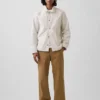 Pantalones caqui holgados de sarga gruesa estilo años 90