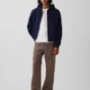 Pantalones caqui holgados de sarga gruesa estilo años 90