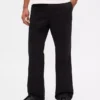 Pantalones caqui holgados de sarga gruesa estilo años 90