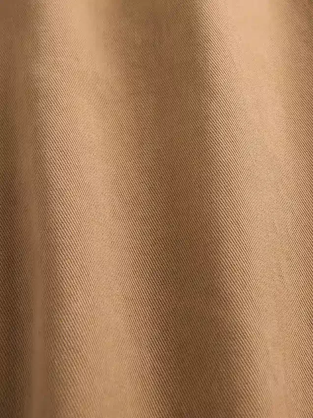 Pantalones caqui holgados de sarga gruesa estilo años 90
