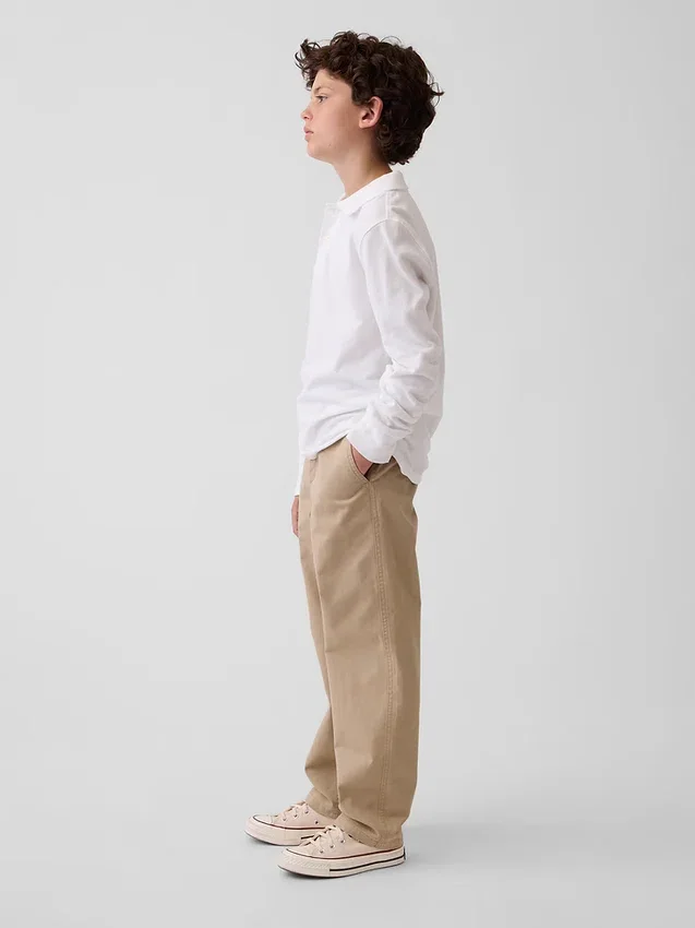 Pantalones caqui holgados «Modern Uniform» para niños