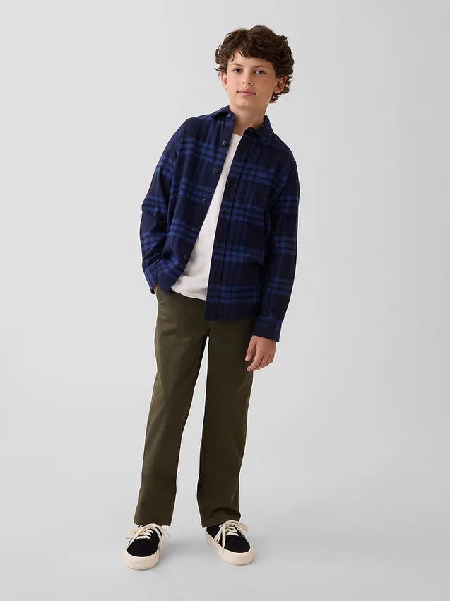 Pantalones caqui holgados «Modern Uniform» para niños