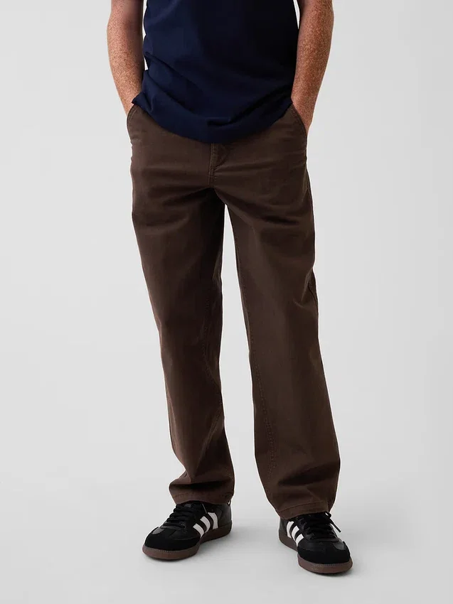 Pantalones caqui holgados «Modern Uniform» para niños