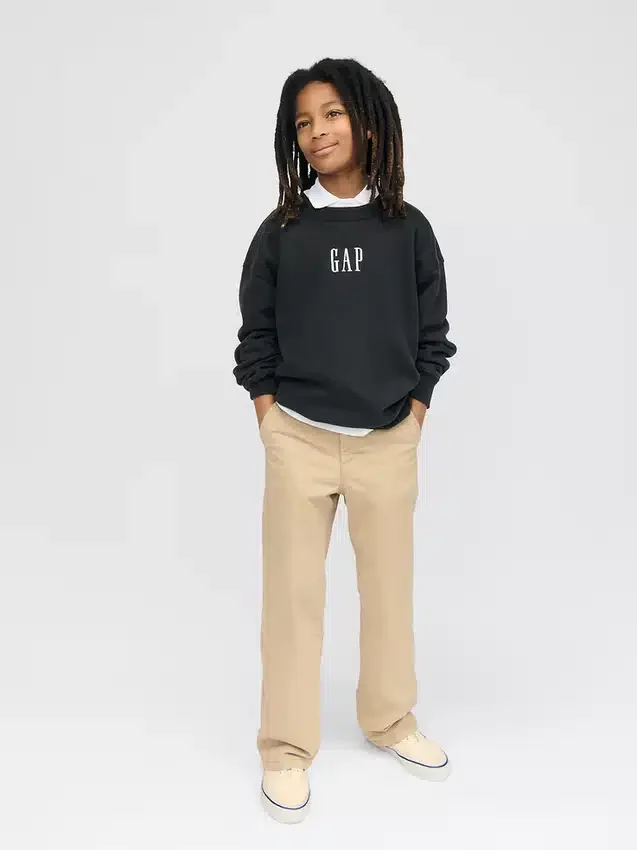 Pantalones caqui holgados «Modern Uniform» para niños