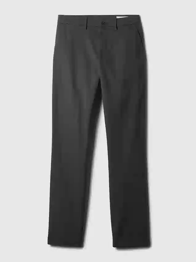 Pantalones caqui modernos de corte ajustado