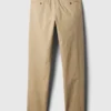 Pantalones caqui modernos de corte cónico