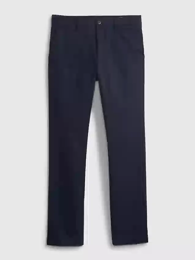 Pantalones caqui modernos de corte cónico
