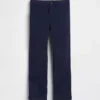 Pantalones caqui rectos y holgados de estilo «uniforme moderno» para niños