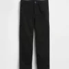 Pantalones caqui rectos y holgados de estilo «uniforme moderno» para niños