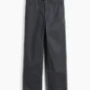 Pantalones caqui rectos y holgados de estilo «uniforme moderno» para niños