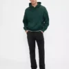 Pantalones caqui utilitarios de corte recto holgado