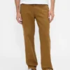 Pantalones caqui utilitarios de corte recto holgado