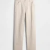 Pantalones caqui utilitarios de corte recto holgado